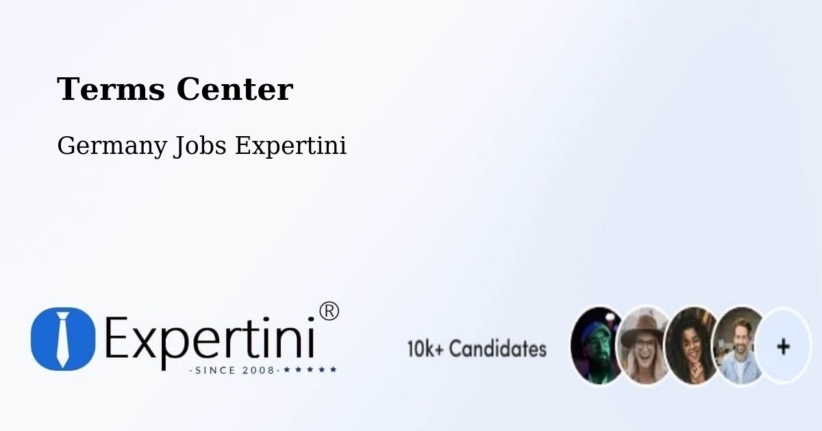 Terms of Service – Bochum - Germany Jobs Expertini